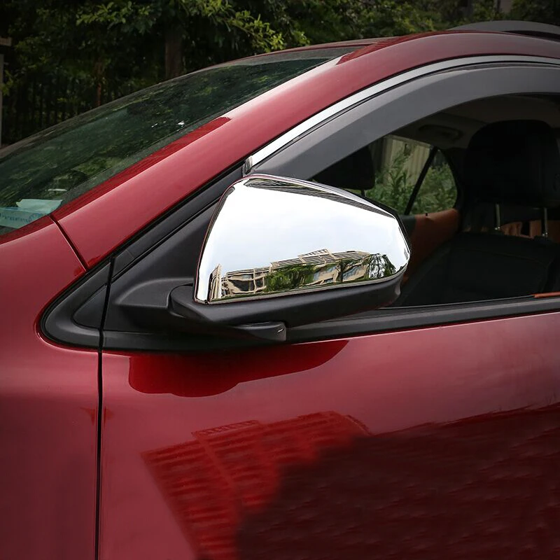 

For Chevrolet Equinox 2017 2018 Accessories Car Styling ABS Plastic Chrome Car Rearview Mirror Cover Trim Sticker 2pcs