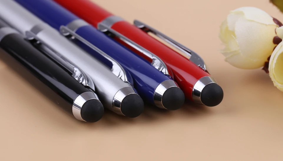 [free engraving logo]100pcs/lot print with custom logo company promo advertising stylus twist ball pens smooth writing | Канцтовары для