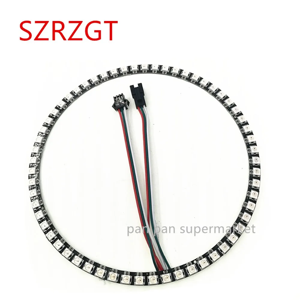 WS2812B пикселей кольцо 60 светодиодный s 172 мм WS2812 SK6812 5050 RGB WS2811 ic встроенным