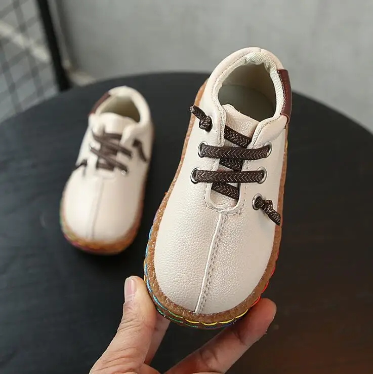 Girls Boys Shoes Autumn Spring Children's Fashion Princess Low Heel Girl Flat-bottom Oxford | Детская одежда и обувь