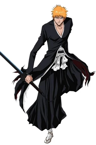 Бесплатная доставка отбеливатель Ichigo Bankai косплей-костюм и парик на Хэллоуин