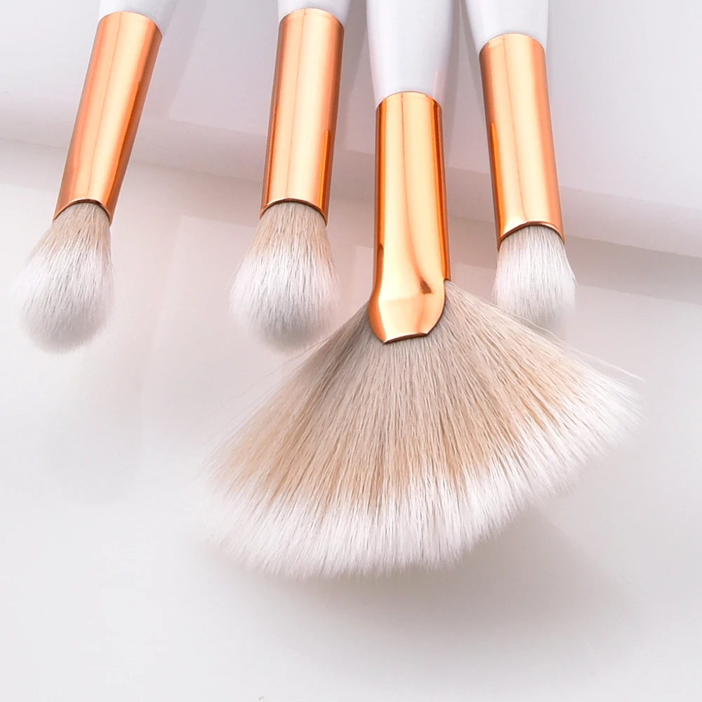 Manooby4Pcs/набор профессиональных кистей для макияжа лица бровей основа кисть пудры