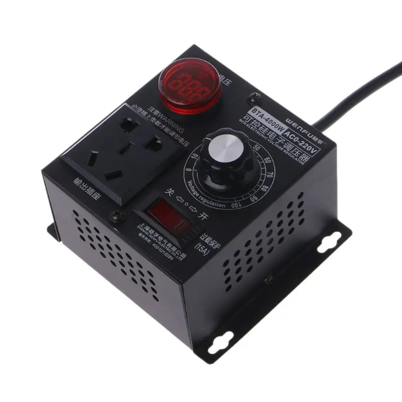 

4000W AC 220V SCR Electronic Voltage Regulator Thyristor Electronic Controller