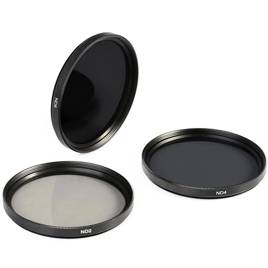 52 мм ND2 4 8 фильтр нейтральной плотности Объектив для Nikon Sony Fuji Pentax Canon EOS M M1 M2 M3 M5 M6 M10
