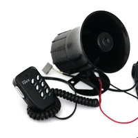 motorcycle car auto loud air horn 125db siren sound speaker megaphone alarm van truck boat 50w 12v six tone modification parts