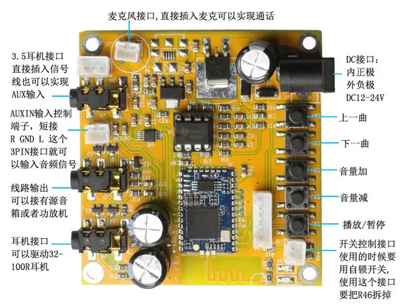 Плата усилителя CSR8635 + NE5532 4717 плата аудиоресивера Bluetooth 4 0 с платой наушников Выход