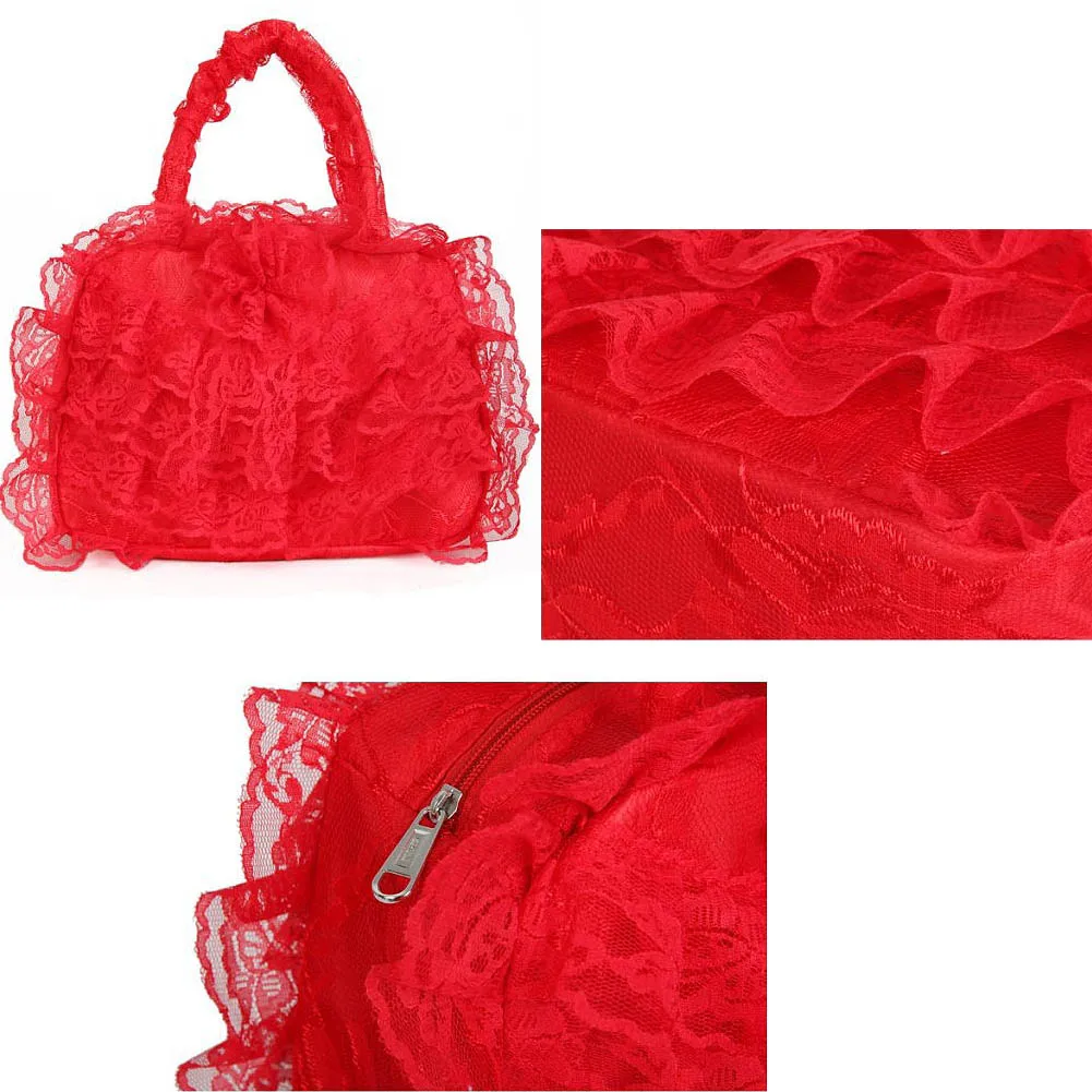 

2018 Bridal Bag Wedding Purse Ladies Women Evening Bags Lace Bridal Beautiful Elegant Handbags FA$B Women bag
