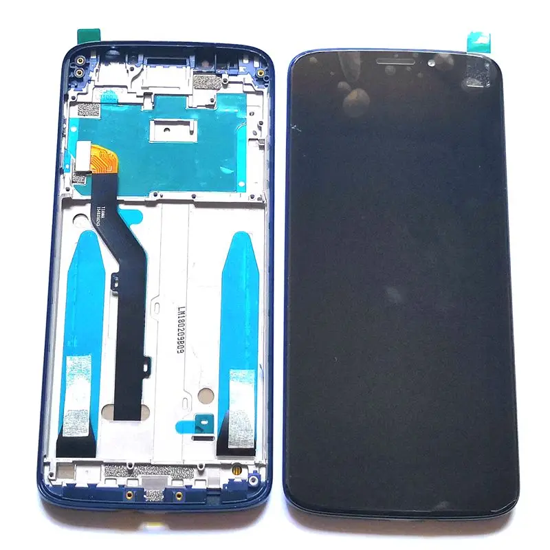 Для Motorola Moto G6 играть XT1922 3 4 ЖК Экран дисплей с сенсорным стеклом дигитайзер рамка