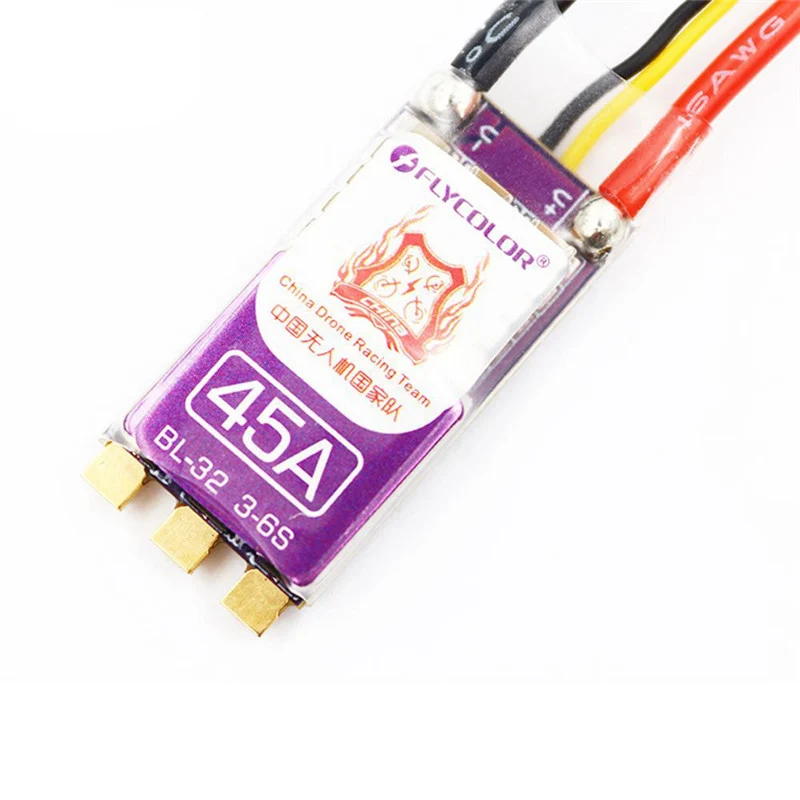 Новый Flycolor 35A/45A/50A 3 6S Blheli_32 32bit DSHOT1200 w/бесщеточный ESC для гоночных дронов с моделями