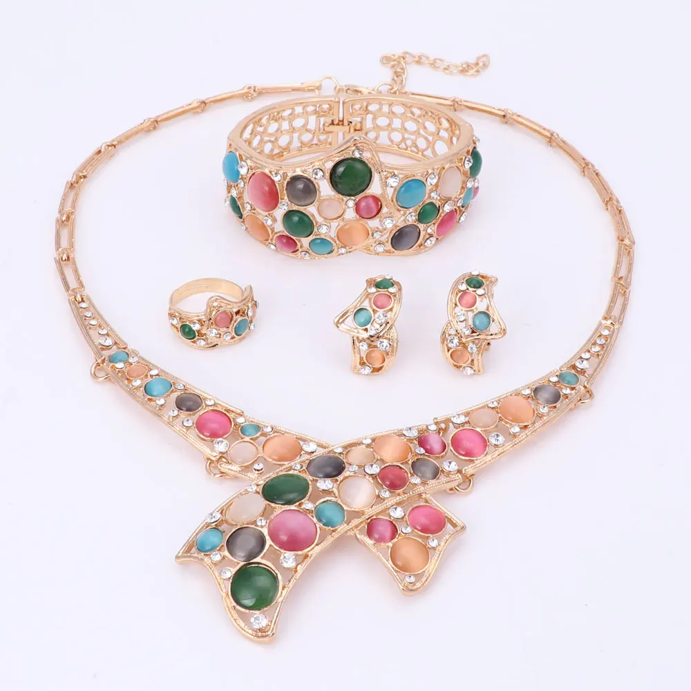 Женские свадебные аксессуары для девочек комплект ювелирных изделий из