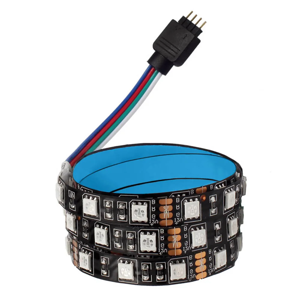 Гибкая светодиодная лента с кабелем Sata 12 В постоянного тока 5050 RGB SMD +
