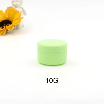 10g green 30/50 шт бутылки для многоразового использования пластиковая Пустая палитра банка для пищевых продуктов путешествия крем для лица/лосьон/косметический контейнер 10 г 20 г 30 г 50 г - Цвет: 10g green