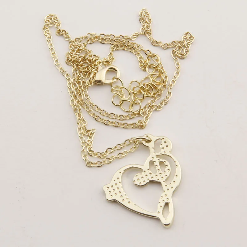 New Music Note Necklace Bass Clef Treble Piano Student Gift Choir Necklaces &amp Pendants Gold Choker Women | Украшения и
