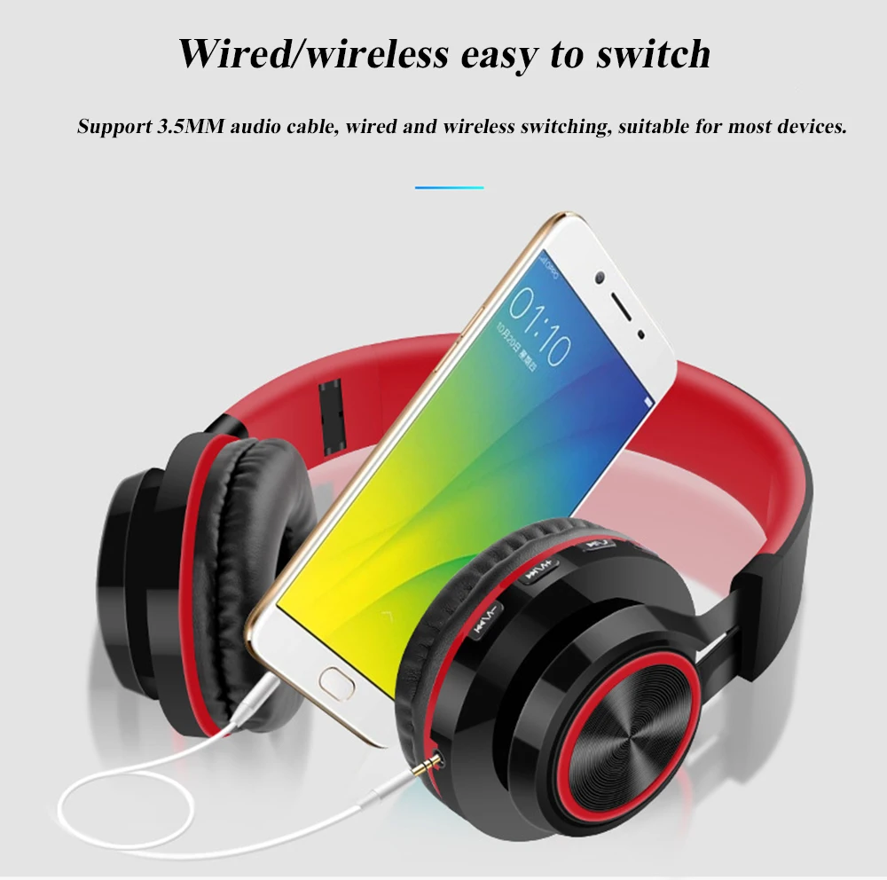 Высококачественный стерео Бас складной шлем геймер с микрофоном auriculares наушники Bluetooth 4,1 беспроводные наушники гарнитура