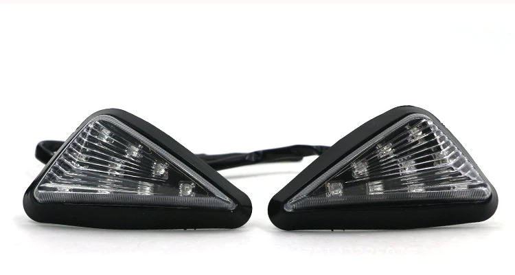 1 pcs motorcycle modification accessories LED turn signal indicator piranha light triangle direction |