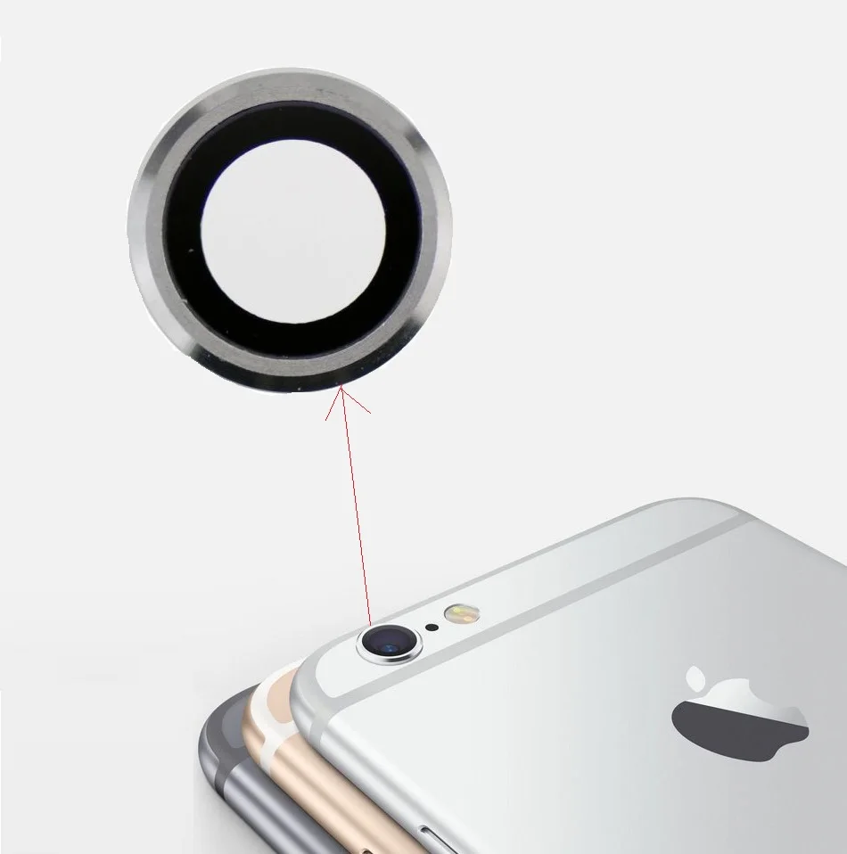 2 шт./лот стеклянный объектив для задней камеры iphone 6 plus 6s 5 &quot держатель со