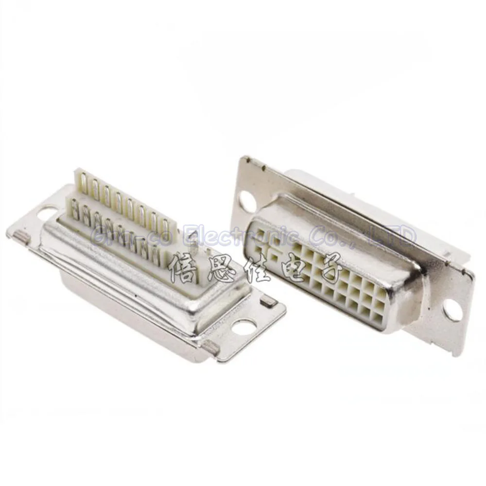 DVI24 5 гнездо сварного провода Тип 180 градусов 24 5P три ряда DVI разъем|dvi dvi|dvi 24dvi |