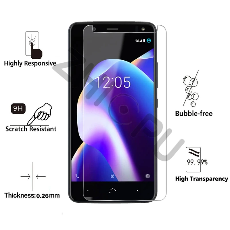 3 шт./лот закаленное Стекло для BQ Aquaris U2 Экран протектор Защитная пленка Lite