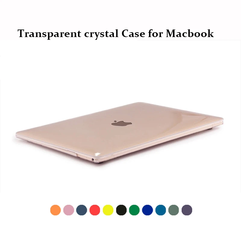 Прозрачный Кристальный чехол для Macbook Air 11 13 Pro 15 Retina 12 ноутбука Apple A1706 A1707 A1708|Сумки