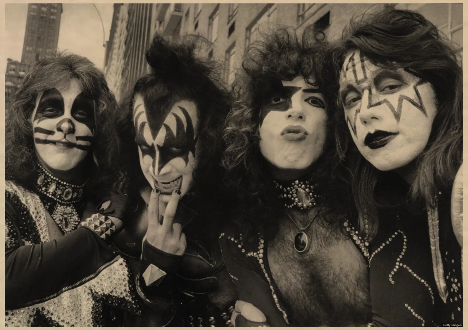 Винтажный постер Kiss band Kraft Ретро Европейская и американская музыкальная команда