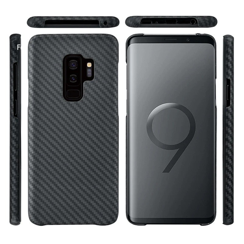 Роскошный чехол из углеродного волокна для samsung Galaxy S10 Plus S8 S9 Plus Note 10 Note 9 8 матовый арамидный чехол Ультратонкий чехол для телефона