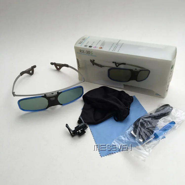 Новые перезаряжаемые литиевые батареи Bluetooth Активный затвор 3D очки 2 шт./лот для DLP