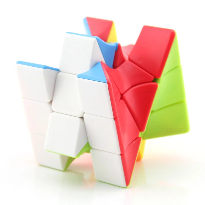 Крутящийся волшебный кубик FanXin 3x3 цветной витой головоломка Игрушка развивающая