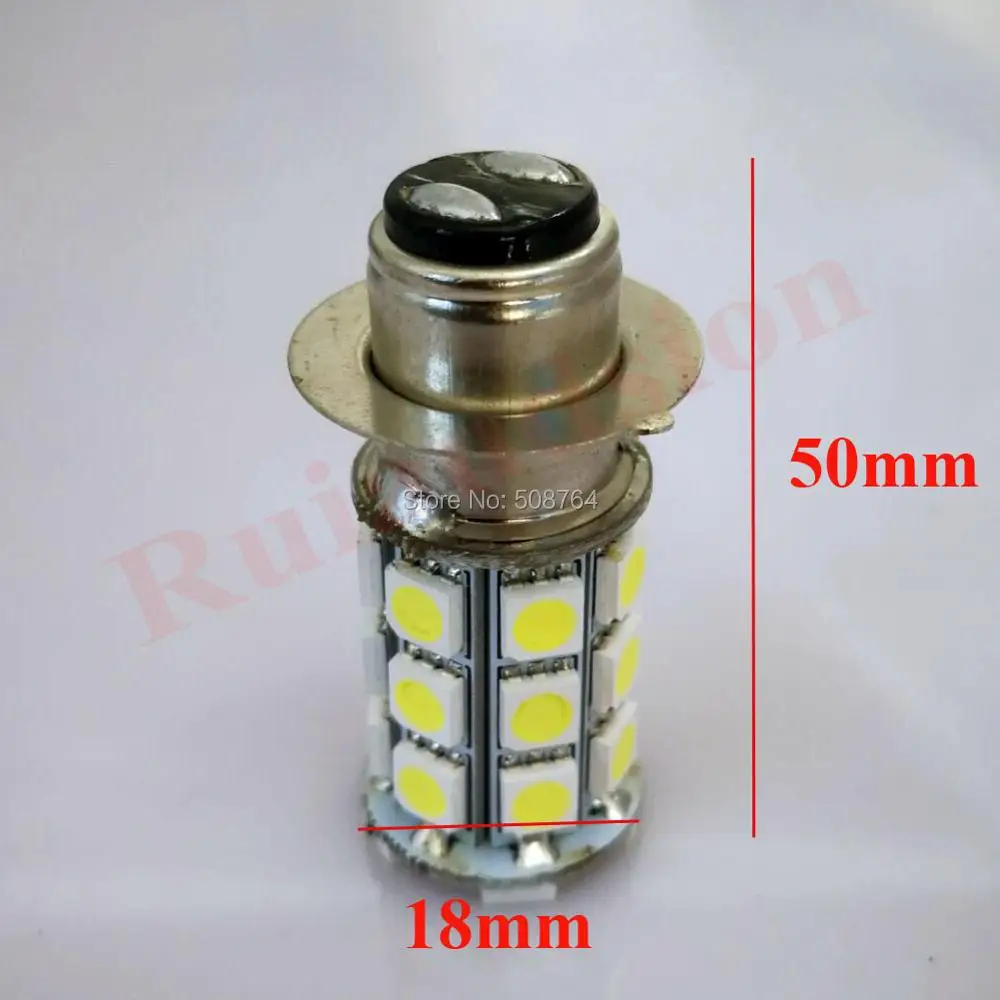 Motorcycle Headlight P15D H6M 27smd 5050 High/Low Light Moto Motorbike LED Fog Light Daytime Running Light 6V 12V 4300K 6000k