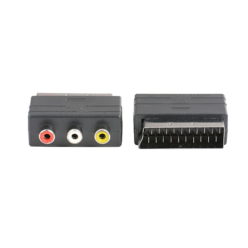 5 шт. RGB Scart К 3 RCA аудио видео кабель адаптер для PS4/WII DVD видеомагнитофон|Кабели| |