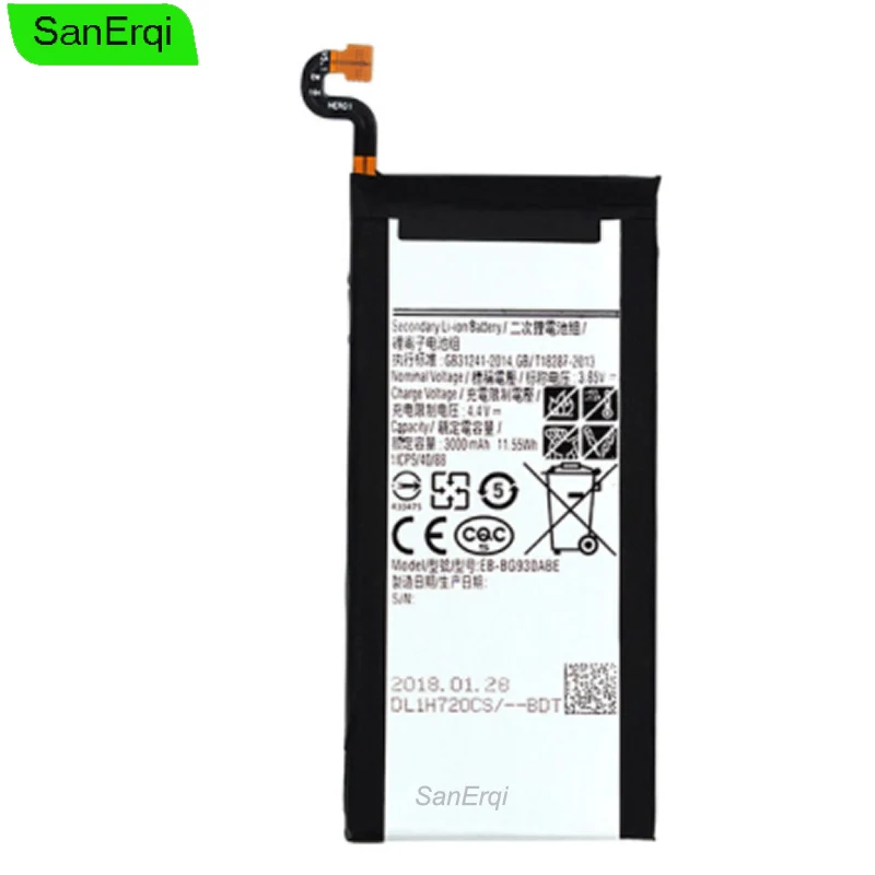

Battery For Samsung Galaxy S7 G930 G930F G930FD G930W8 3000mAh EB-BG930ABE