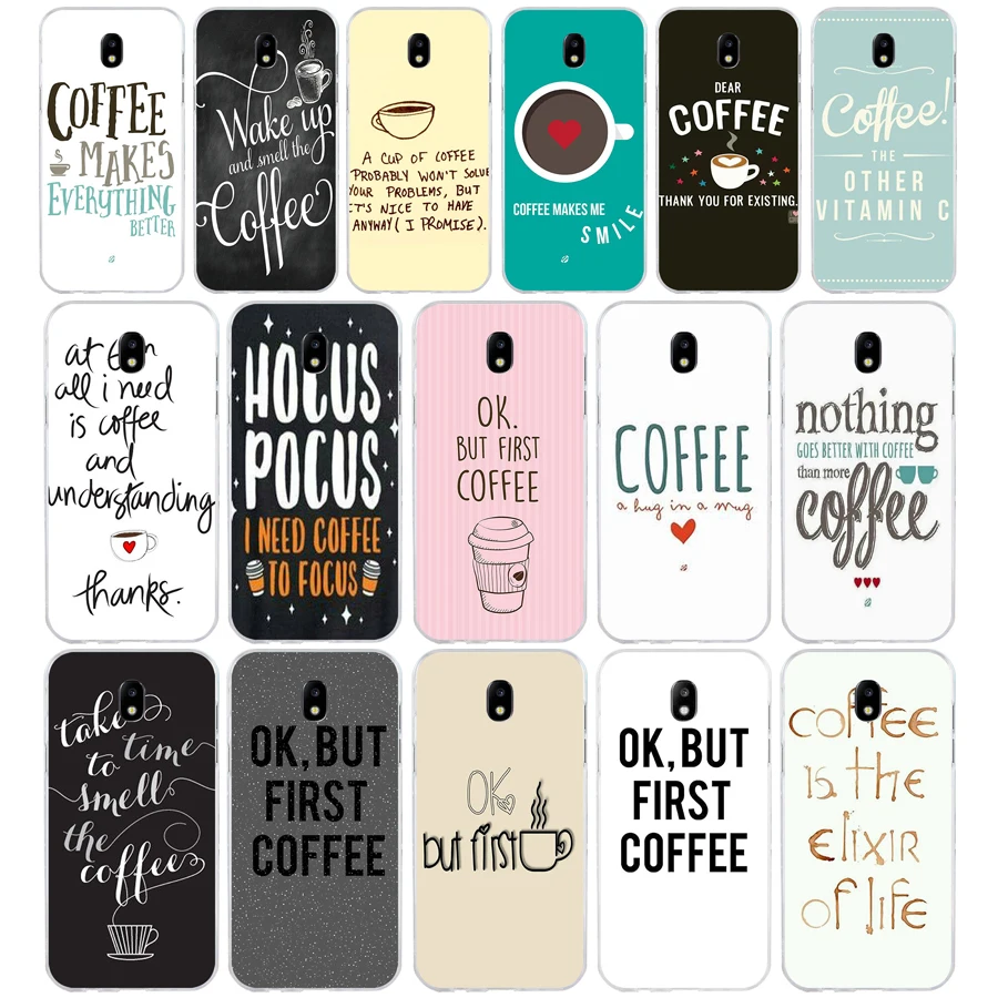 277H Ok But First Coffee Мягкий Силиконовый ТПУ чехол для телефона Samsung j3 j5 j7 2016 2017 a3 a5 a6