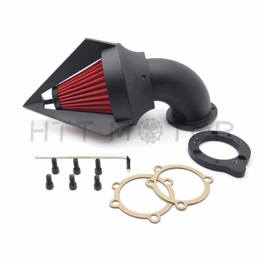 Aftermarket Бесплатная доставка Мотоцикл Запчасти Черный Спайк фильтр