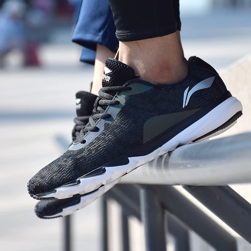 Li-Ning/мужские кроссовки для бега легкие удобная дышащая Спортивная обувь со