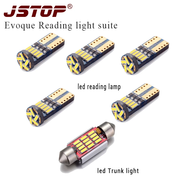 

JSTOP 6 шт./компл. светодиодные лампы для чтения 4014smd светодиодные лампы для багажника 12 в теплый белый 36 мм c5w festoon w5w t10 6000K белые автомобильные лампы для чтения