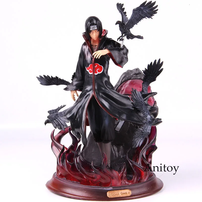 without retail box Shonen Jump Naruto Shippuden Uchiha Itachi Боевая версия GK статуя ПВХ Uchiha Itachi фигурка Коллекционная модель игрушки - Цвет: without retail box