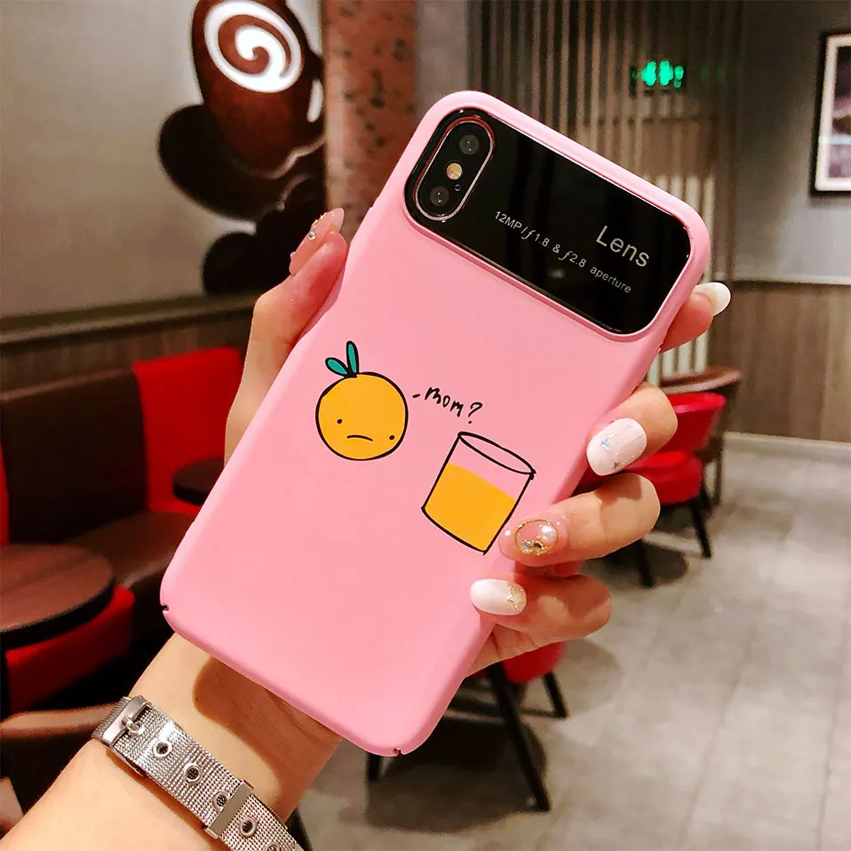 Hard Plastic Cover Cases For iPhone 6 6s 7 8 X Capa High Quality PC Phone Case Coque Plus Back |