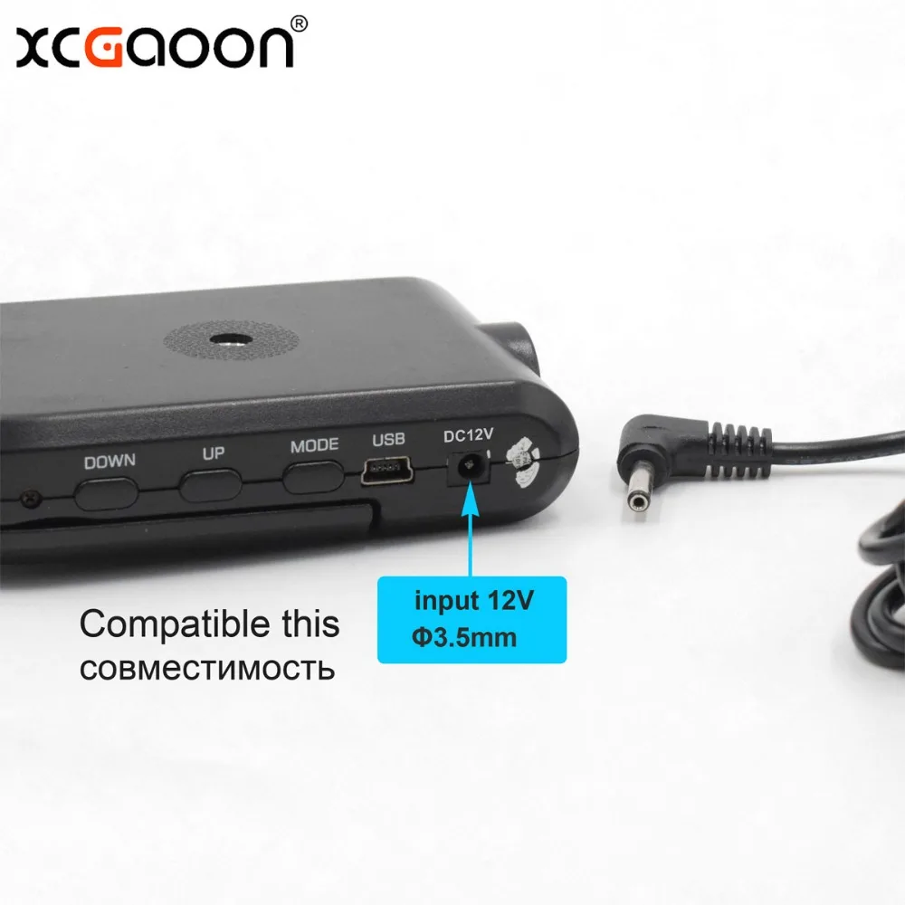 XCGaoon DC преобразователь USB вход 5V выход 12V 0.8A с диаметром 3 5 мм зарядный порт для