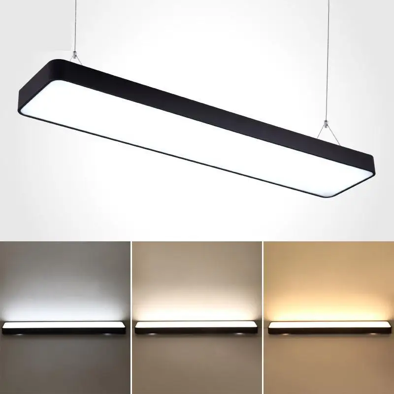 Fillet Led свет подвесные лампы для офиса длинная полоса подвесной светильник одежда