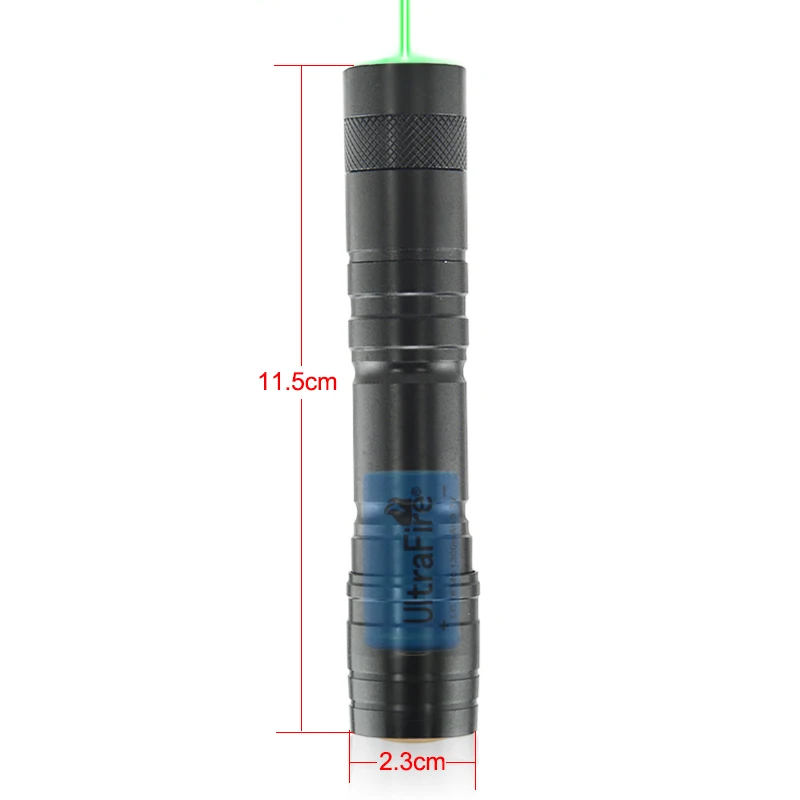Высокомощная лазерная указка CWLASER с фокусировкой (856) фиолетовая/532нм зеленая/650нм