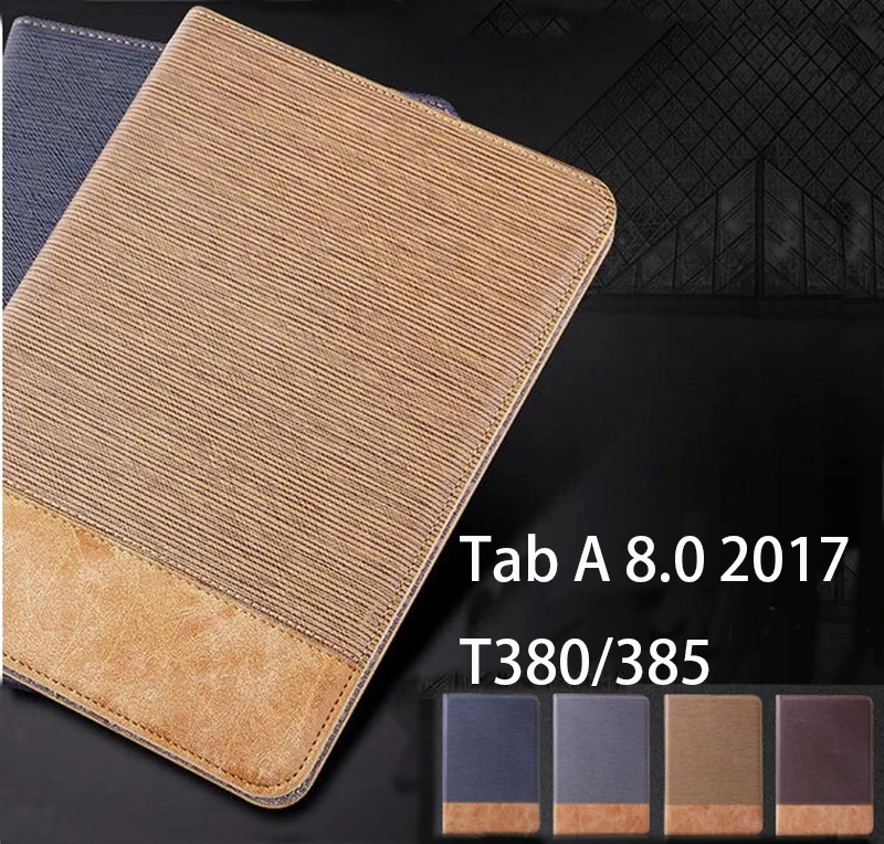 Роскошный Магнитный чехол-подставка из искусственной кожи чехол для samsung Galaxy Tab A 8,0 T380 T385 SM-T385 чехол для планшета