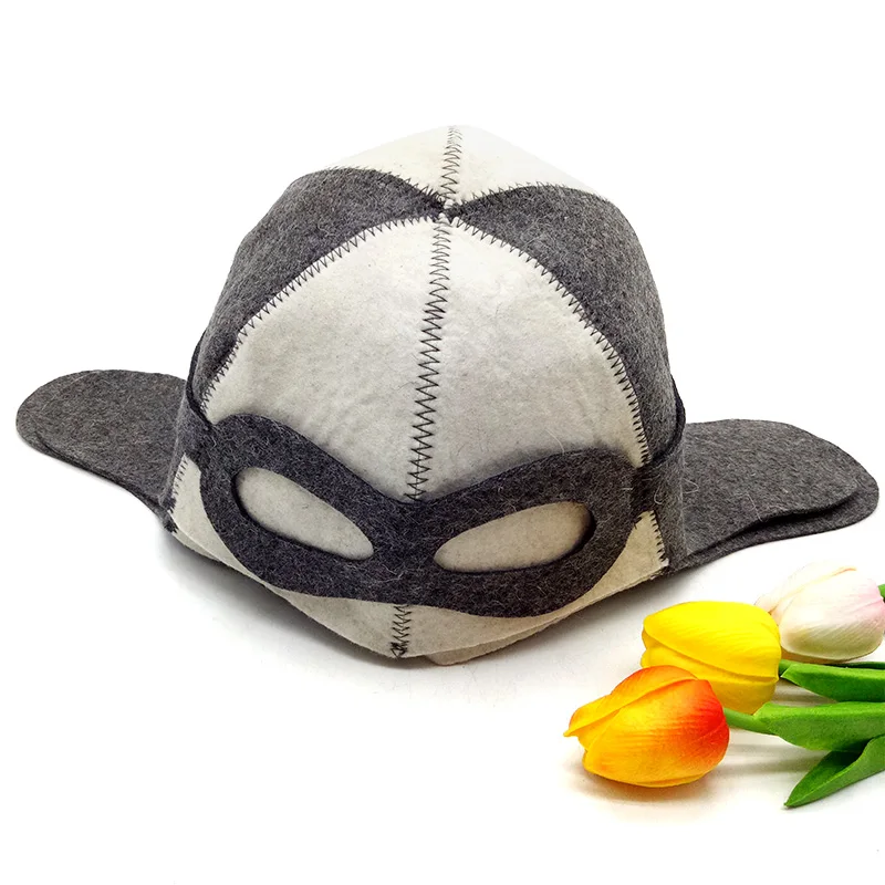 Баня душ шерсти сауна Шапки хижине шапка (2 шт./упаковка)|sauna hat|sauna capshower cap |
