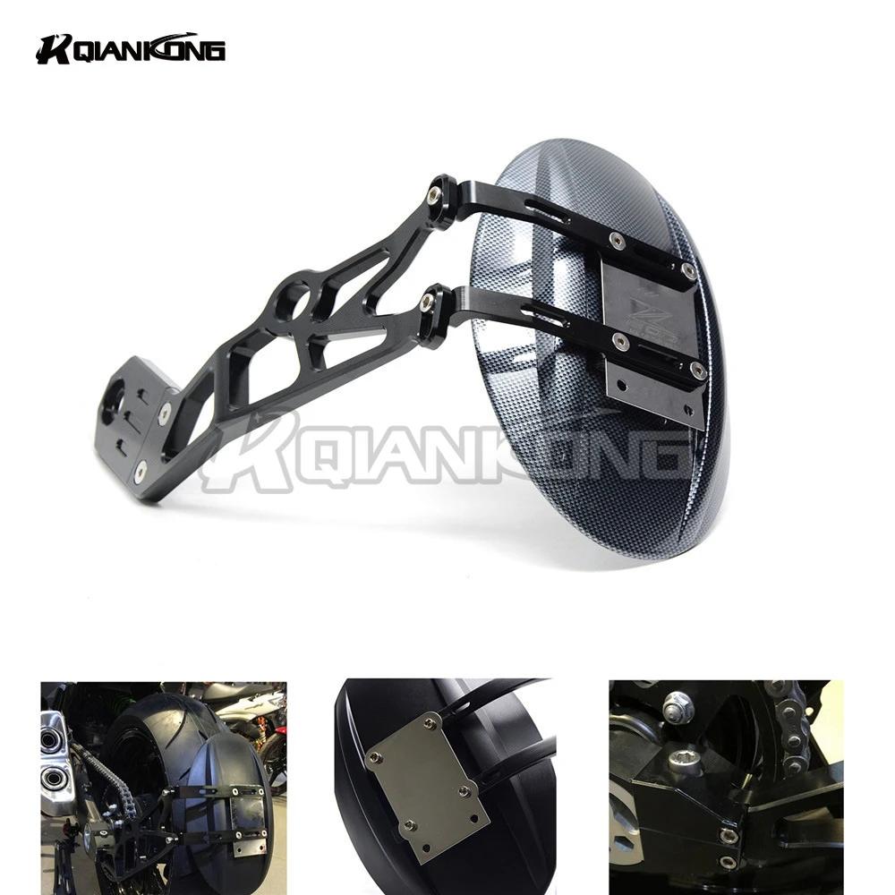 R QIANKONG чёрный/Змеиный для Kawasaki Z1000 Z1000SX z1000sx 2010 2014 2015 2016 2017 мотор заднее крыло