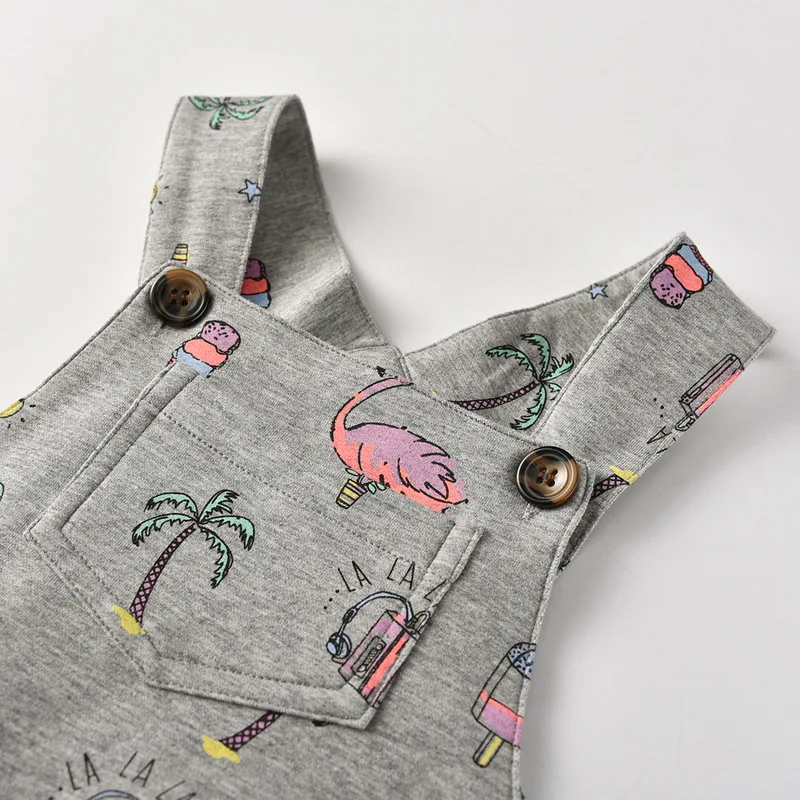 

Girls Cute Newborn Infant VEST Dress Kid Baby Girl Clothes Cotton T-shirt Floral Romper Lovely Flamingo Jumpsuit Outfit Clothing