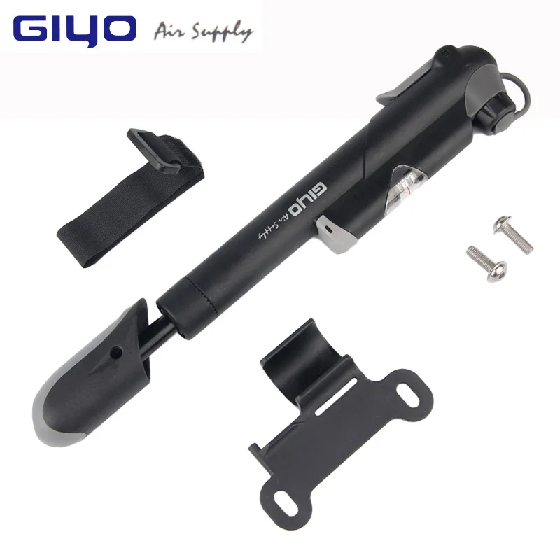 41S GIYO ручной мини-насос Schrader/Presta MTB дорожный велосипедный насос с манометром велосипедный воздушный насос для шин для велосипедного шланга велосипедный насос s - Цвет: 41S
