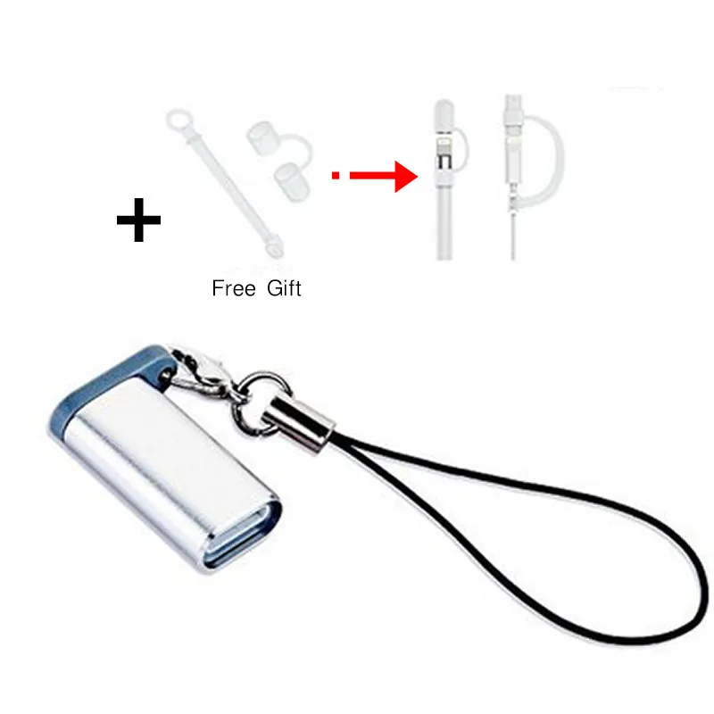 Портативный адаптер зарядного устройства для Lightning Женский к USB мужской