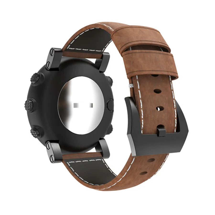 Ремешок из натуральной кожи для смарт часов Suunto серии Core быстрая замена