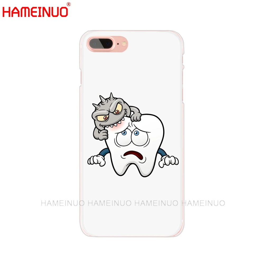 HAMEINUO Чехол для мобильного телефона с зубными коронами iphone X 8 7 6 4 фотосессия 5