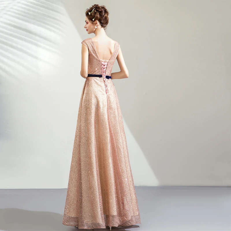 Ruthshen Светоотражающие платье платья для выпускного вечера Vestido Fiesta праздничные 2019