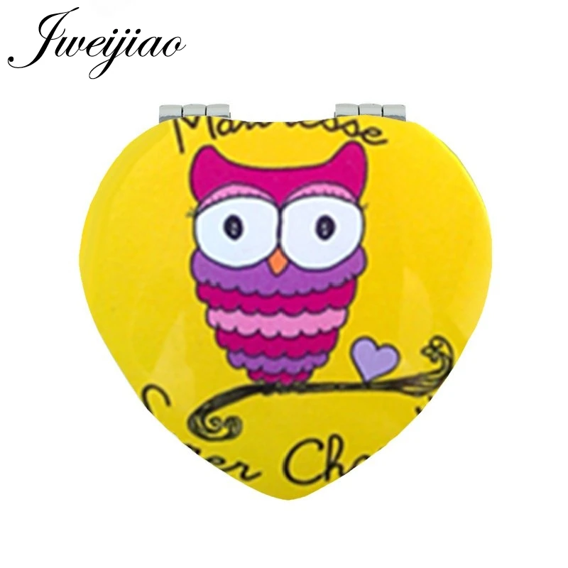 JWEIJIAO fairy Merci Maitresse двухстороннее зеркало Сова супер французское карманное для