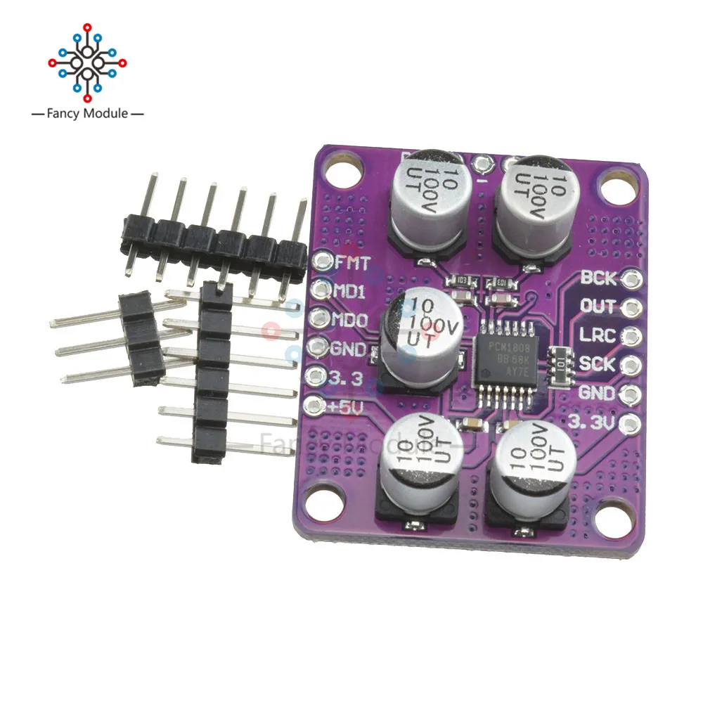 PCM1808 105dB SNR аудио стерео ADC односторонний Аналоговый Входной декодер 24bit усилитель